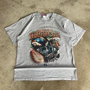 Denver Broncos Gray Short Sleeve Tee